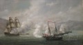 Schlacht von Alvøen von Johan Christian Claussen Seeschlacht